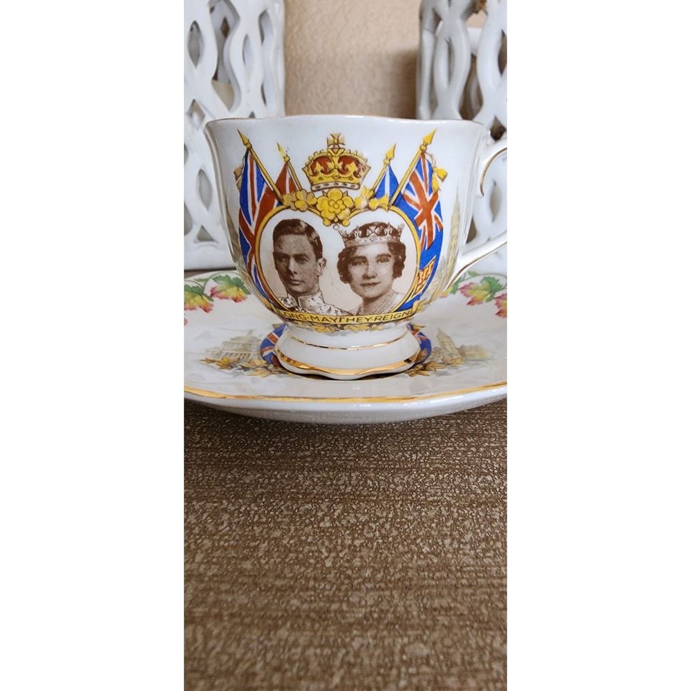 Vintage Royal Albert Loyalty Cup & Saucer Commemorative Set - Picture 3 of 9